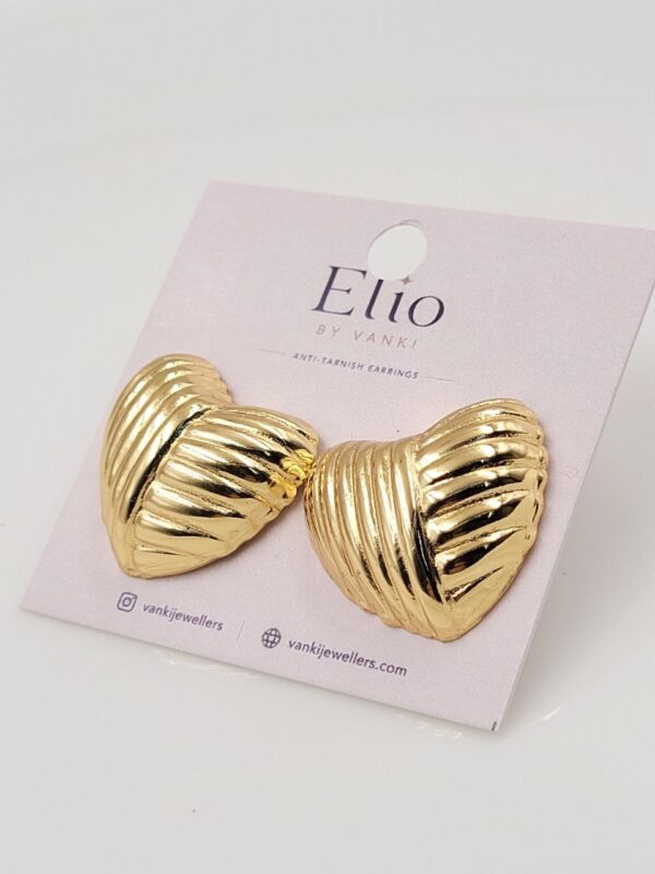 Elio Golden Rush Anti-Tarnish Stud Earrings