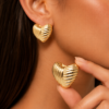 Elio Golden Rush Anti-Tarnish Stud Earrings