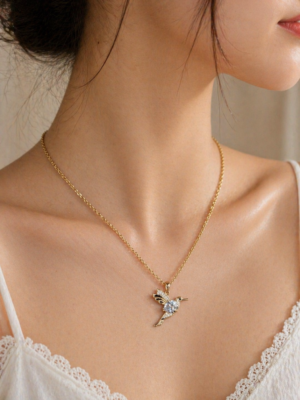 ChatGPT Image Apr 24, 2026, 11_17_04 AM Anti-Tarnish Golden Sparrow Necklace