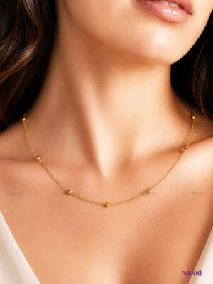 Vanki Anti-Tarnish Delicate Gold necklace_10.0 Anti-Tarnish Ever Shine Necklaces