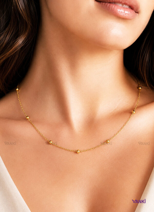 Vanki Anti-Tarnish Delicate Gold necklace_10.0 Anti-Tarnish Ever Shine Necklaces