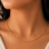 Vanki Anti-Tarnish Delicate Gold necklace_2 Vanki Elite Necklaces
