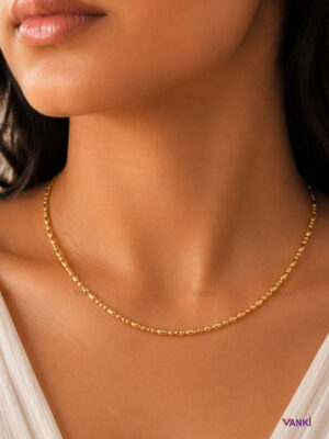 Vanki Anti-Tarnish Delicate Gold necklace_2 Vanki Elite Necklaces