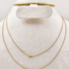 Vanki Anti-Tarnish Delicate Gold necklace_3.0 Double Layered Anti-Tarnish Imperial Necklaces
