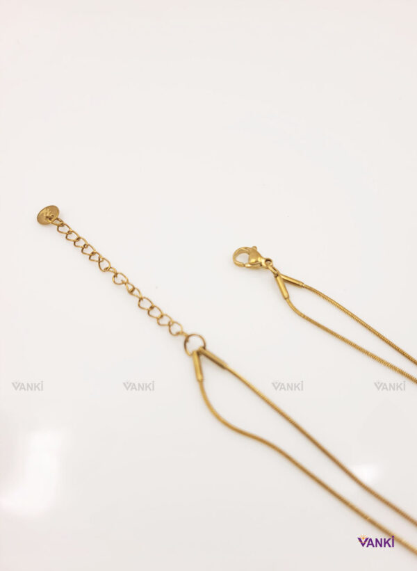 Vanki Anti-Tarnish Delicate Gold necklace_3.1 Double Layered Anti-Tarnish Imperial Necklaces