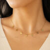 Vanki Anti-Tarnish Delicate Gold necklace_6 Vanki Sparkle Necklaces