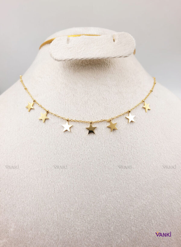 Vanki Anti-Tarnish Delicate Gold necklace_6.0 Vanki Sparkle Necklaces