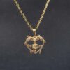 XP chain _14 Anti-Tarnish Floral Vines Chain with Pendent