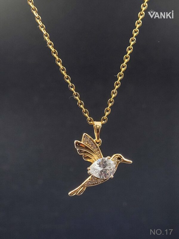 XP chain _17_B Anti-Tarnish Golden Sparrow Necklace